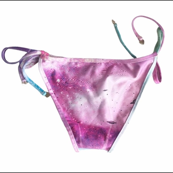 NWOT Wildfox Space Cadet String Bikini Bottom S - Picture 2 of 2